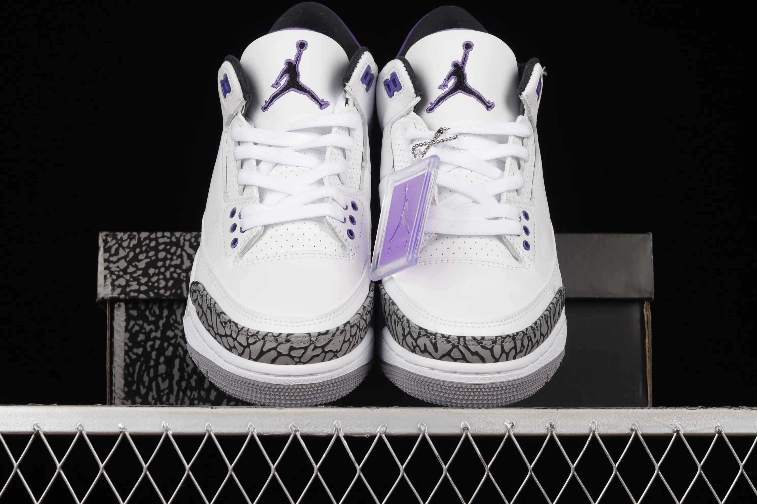All categories Air Jordan Jordan series basketball shoes Air Jordan 3 Air Jordan 3 "Pine Green" AJ3 Joe 3 Villain Purple CT8532-105